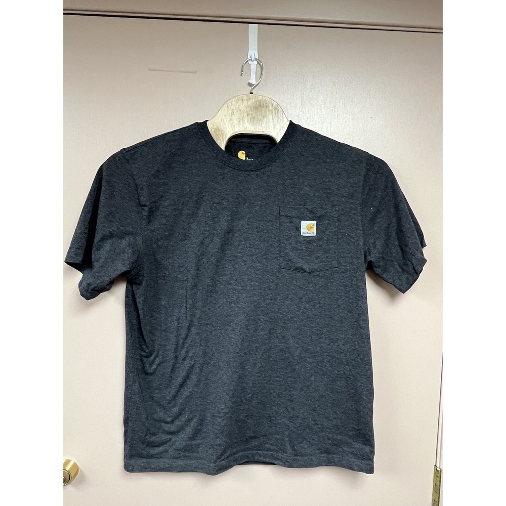 Carhartt Men's Gray Original Fit Short Sleeve Workwear Pocket T-Shirt Size Large